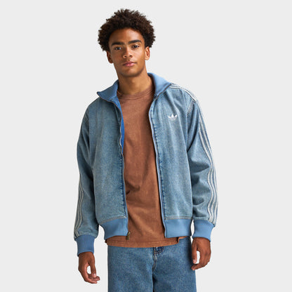 adidas Firebird Adicolor Track Top / Worn Blue Denim