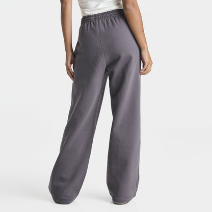 adidas Women's Bubble Heart Wide Leg Pants / Grey Fife