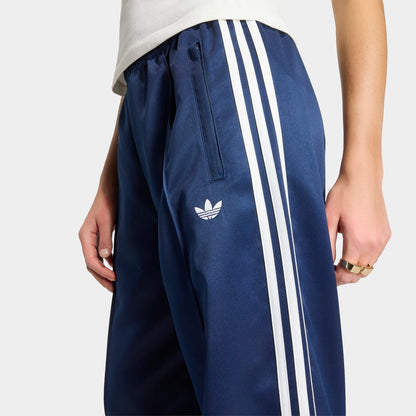 adidas Satin SST Loose Track Pants Night Indigo / White