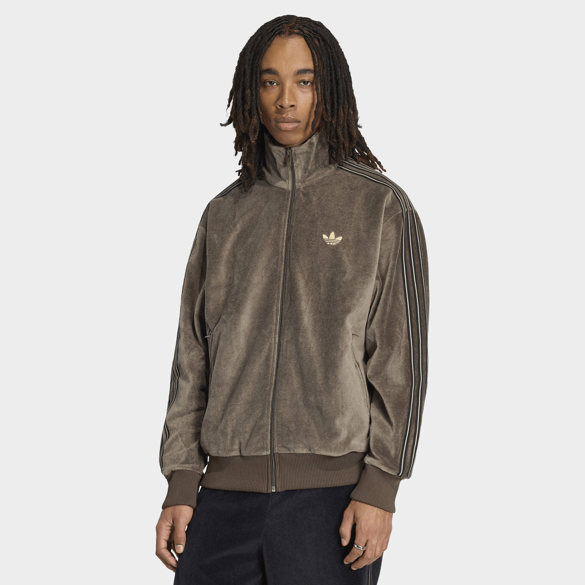 adidas Firebird Velour Track Top / Branch