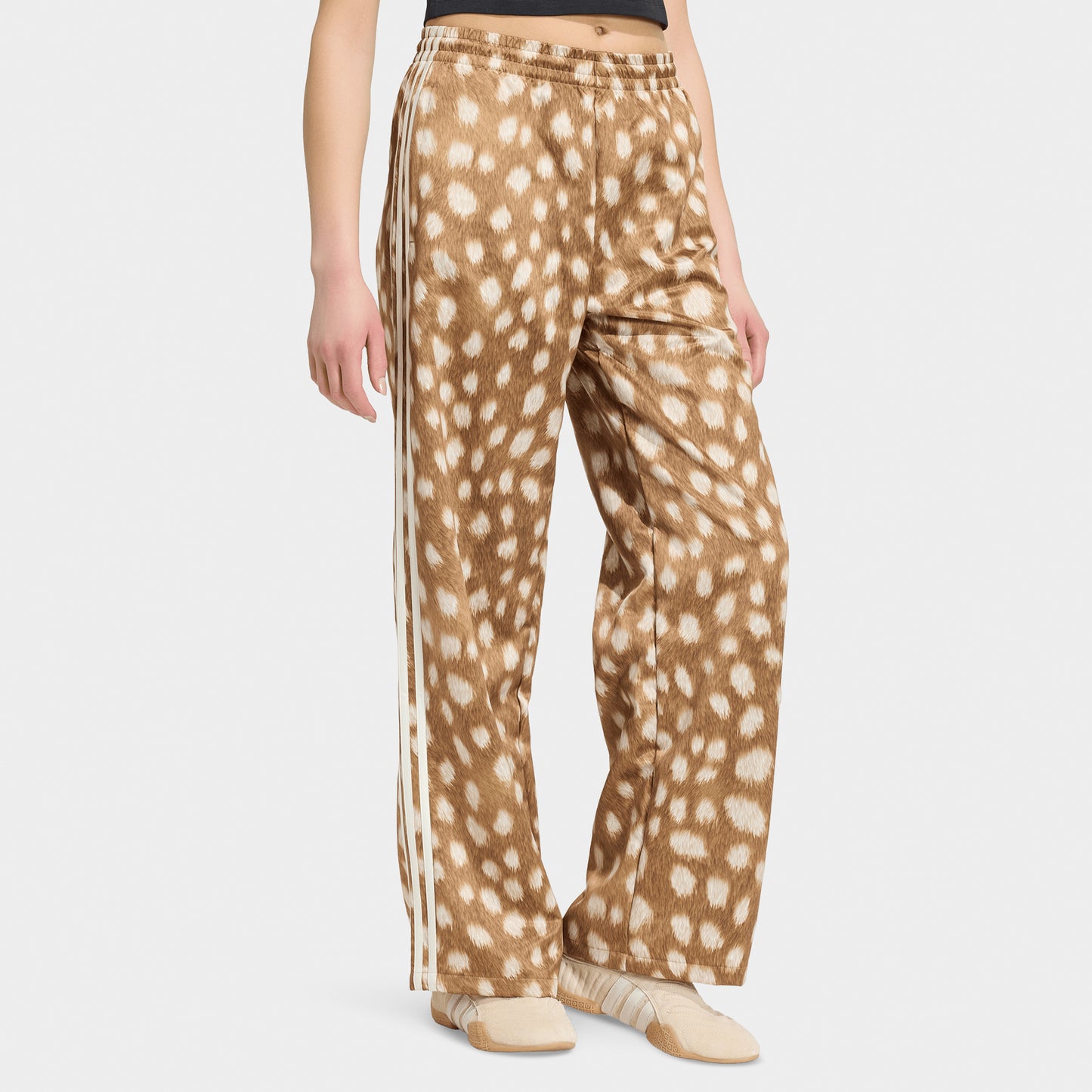 adidas pantalon de survêtement Firebird imprimé animal / brun désert