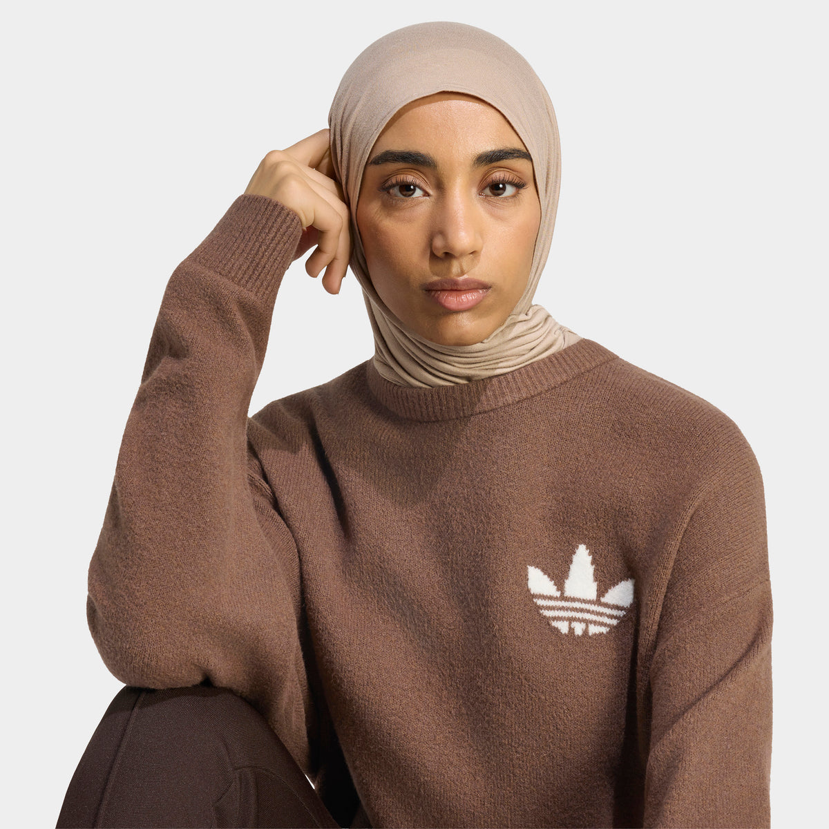 adidas Originals Athletic Department Knitted Sweater / Earth