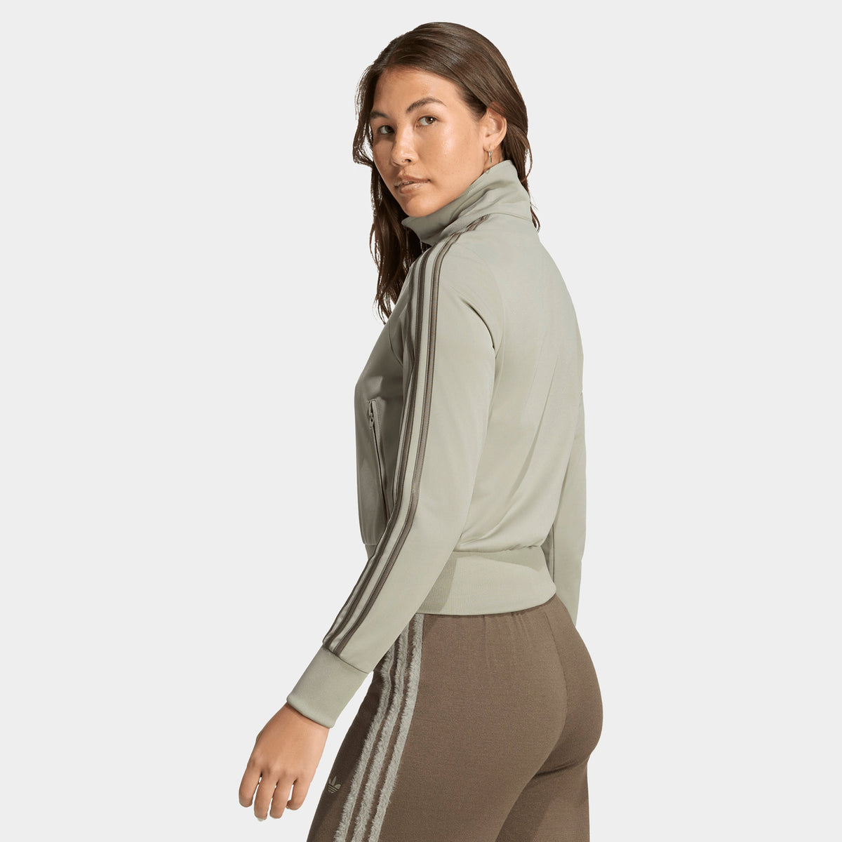 Adidas Firebird Classic Track Top / Silver-Pebble Branch