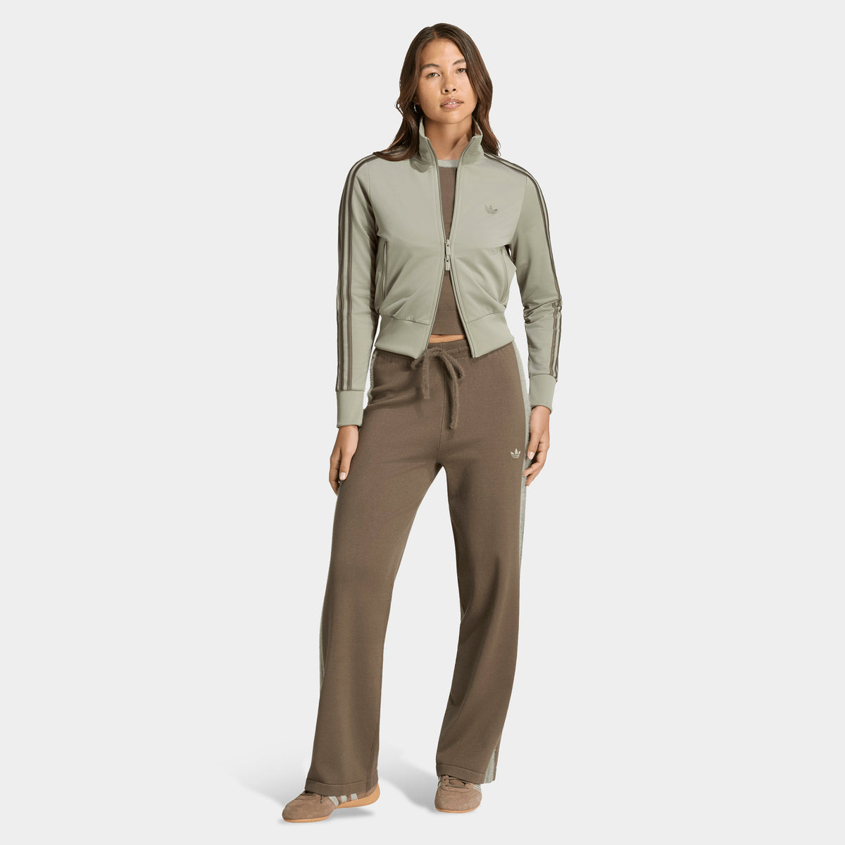 Adidas Firebird Classic Track Top / Silver-Pebble Branch