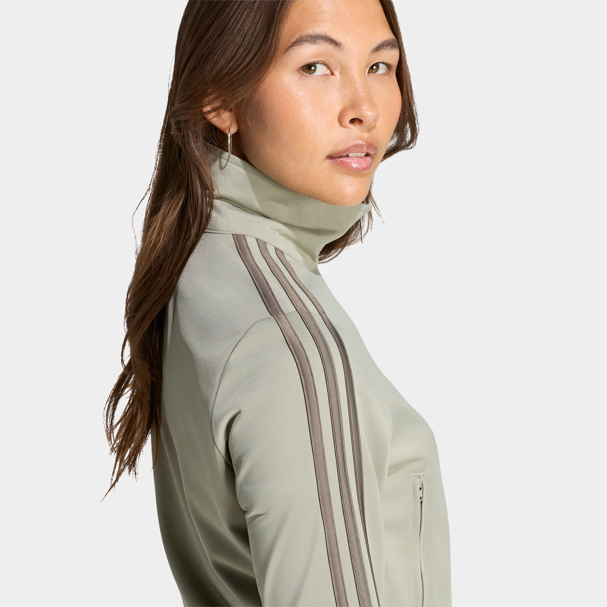 Adidas Firebird Classic Track Top / Silver-Pebble Branch