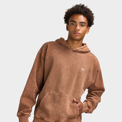 adidas Trefoil Essentials Washed Loose Hoodie / Preloved Brown
