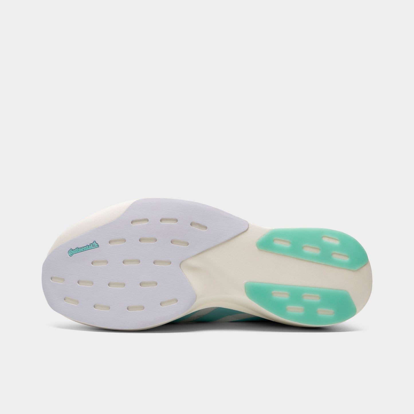 adidas Adizero EVO SL Blanc / Aqua Clair - Métallique Foncé