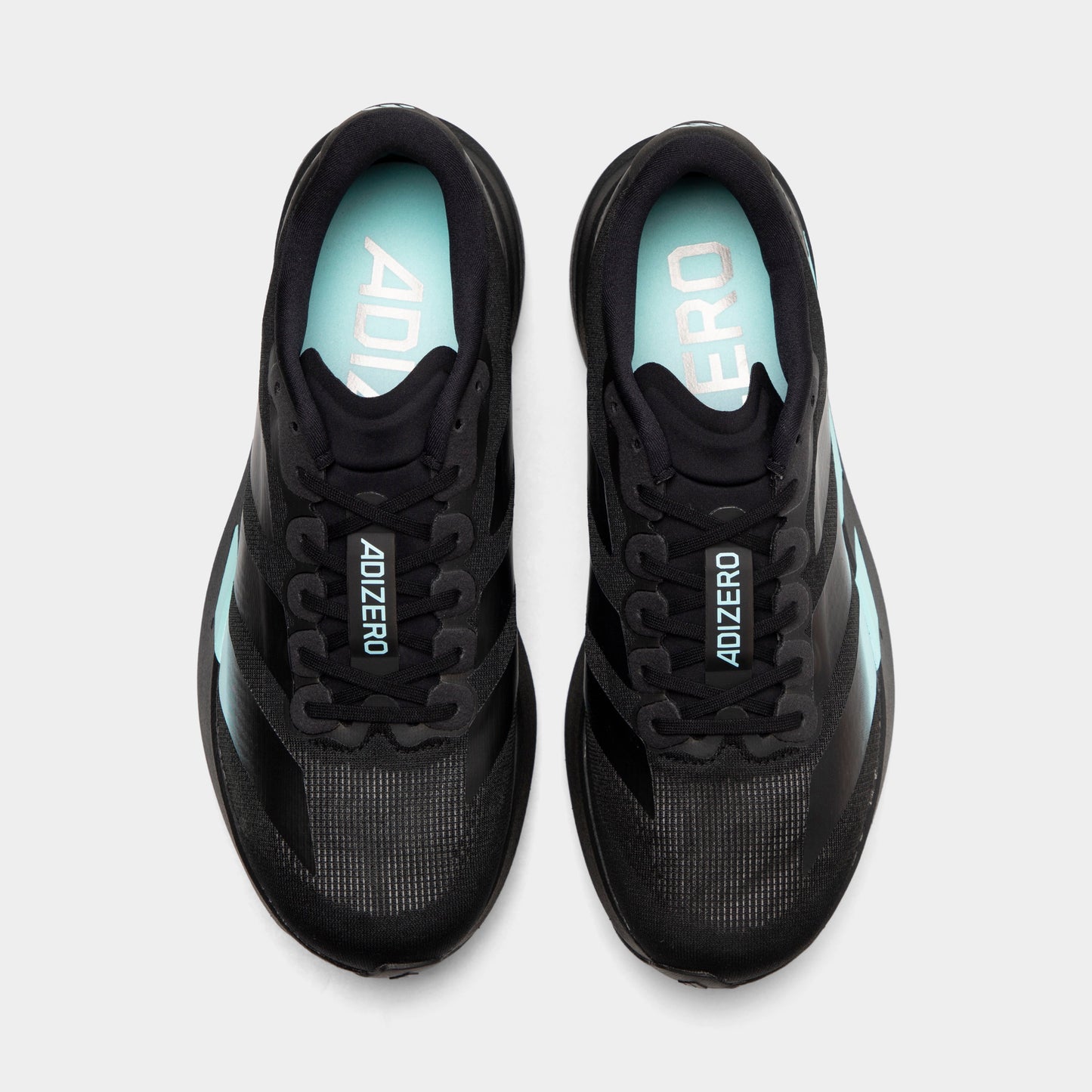 adidas Adizero EVO SL Noir / Aqua Clair - Fer Métallique
