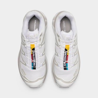 Salomon Femme XT-6 Blanc / Blanc - Lunar Rock