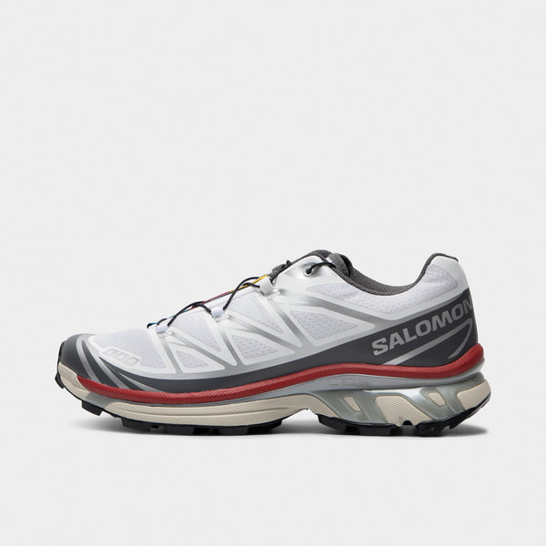 Salomon XT-6 White / Grey - Red | JD Sports