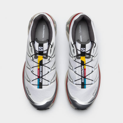 Salomon XT-6 White / Grey - Red