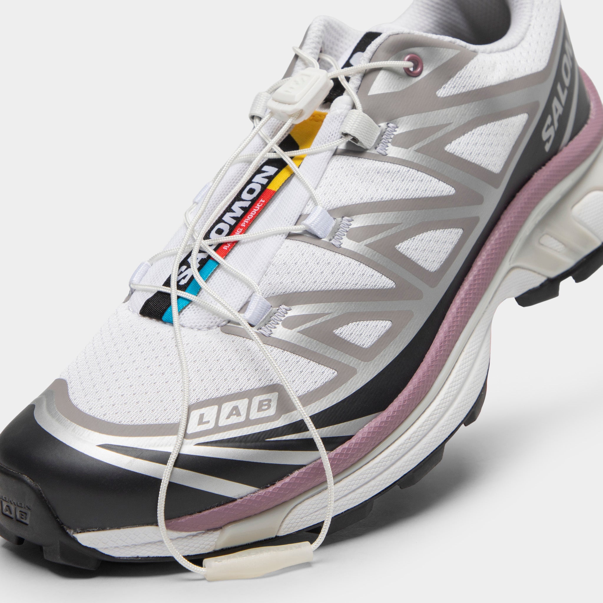 Salomon XT-6 White / Black - Dusky Orchid – JD Sports