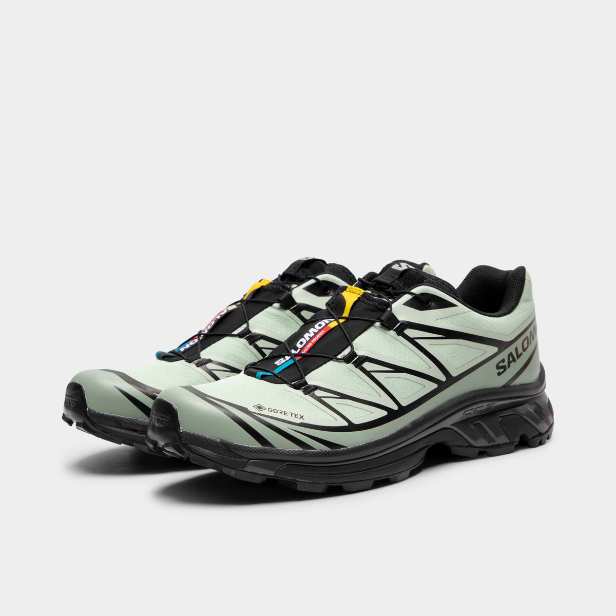 Salomon XT-6 GTX Sea Foam / Green Milieu - Black
