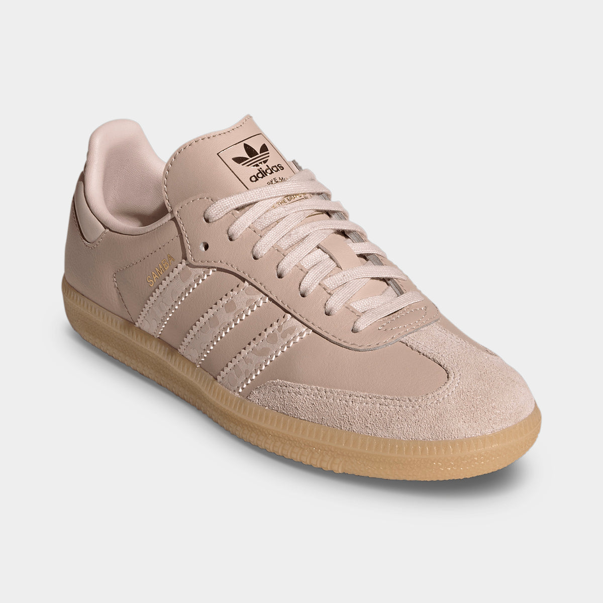 adidas Juniors' Samba OG Wonder Taupe / Putty Mauve - Gold Metallic