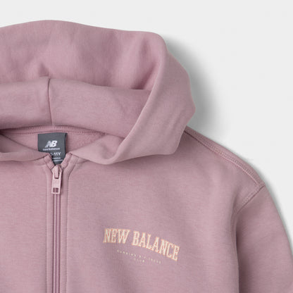 New Balance Arch Junior Chandail à capuchon à fermeture éclair graphique juniors / Twlight