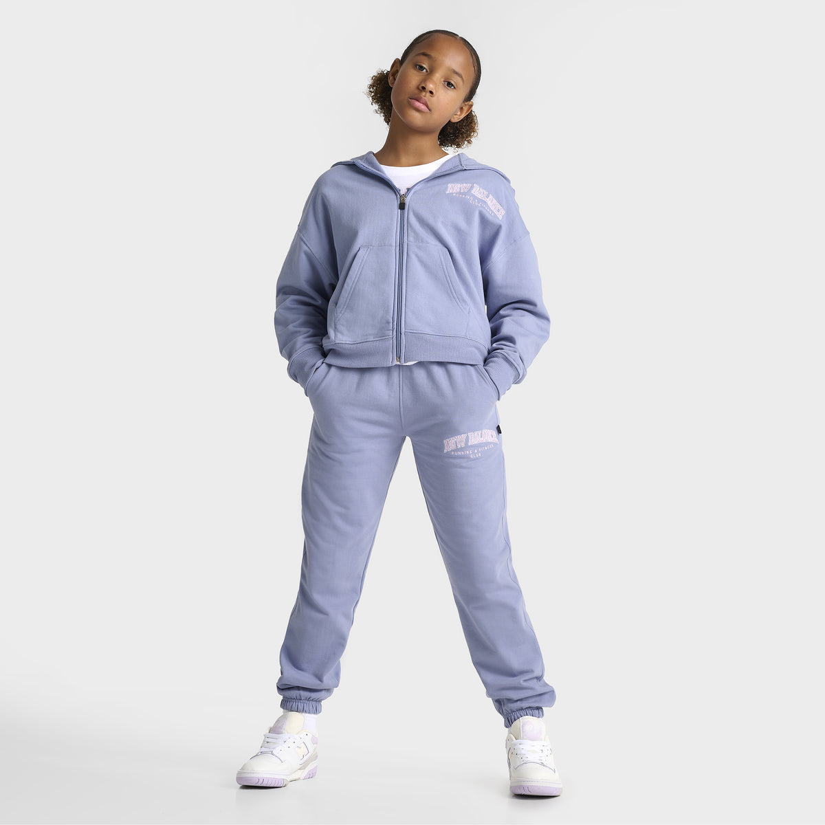 New Balance Junior Junior Fille Joggers amples / Douceur du crépuscule