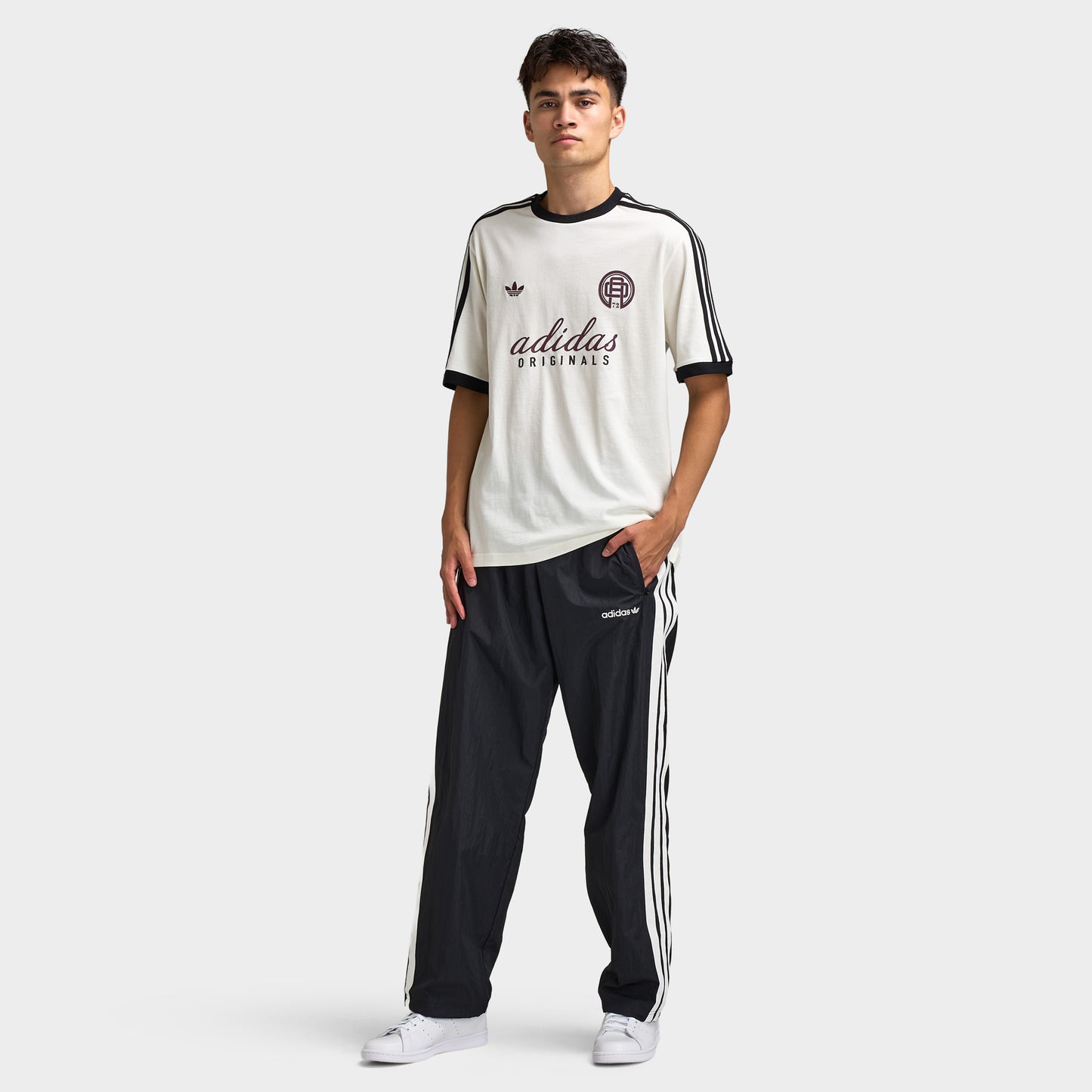 adidas Ringer T-shirt / Blanc
