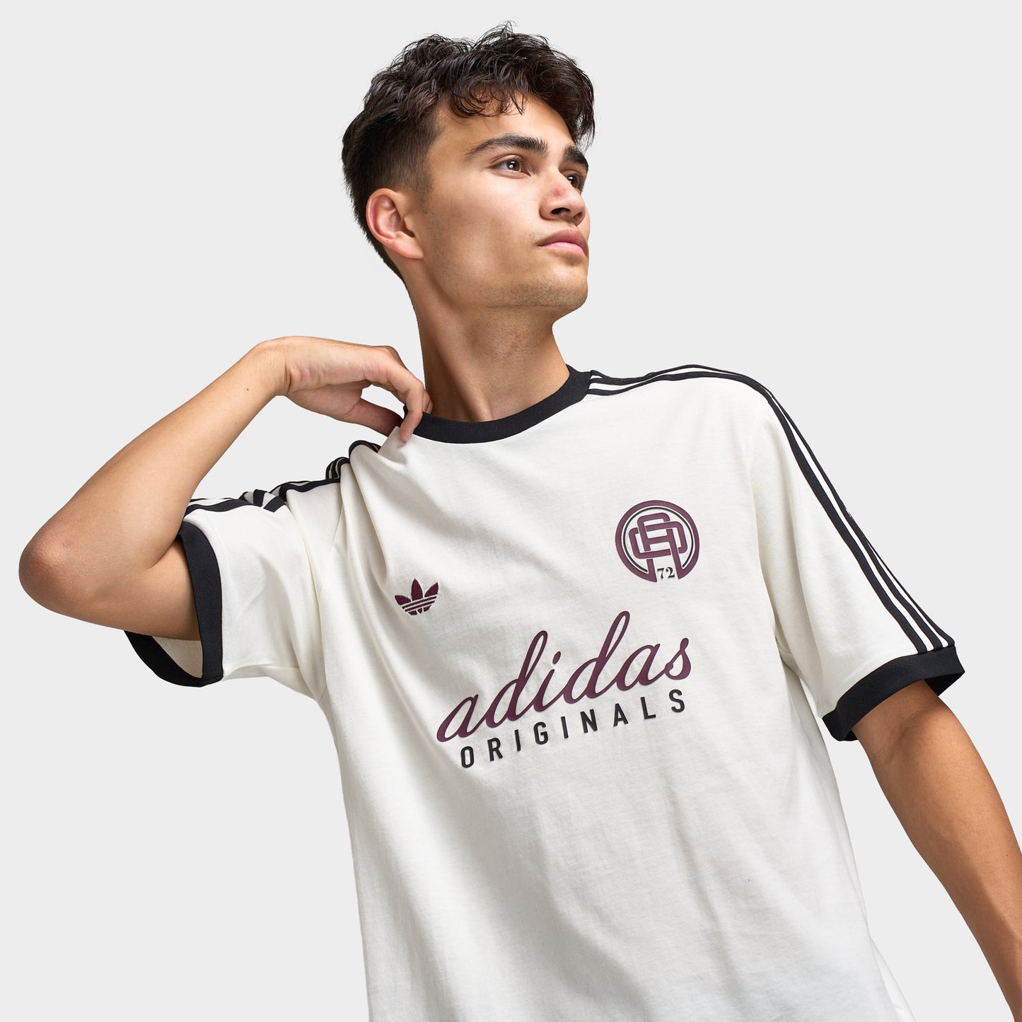 adidas Ringer T-shirt / Blanc