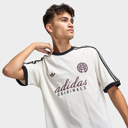 adidas Ringer T-shirt / Blanc