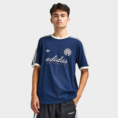 adidas Ringer T-Shirt / Blue