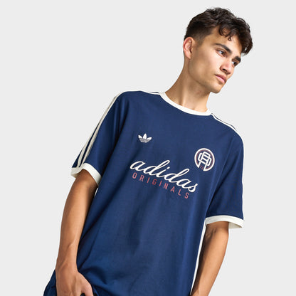 adidas Ringer T-Shirt / Blue