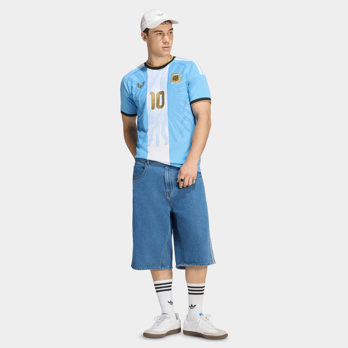 adidas Maillot Argentine Messi 26 / Bleu clair