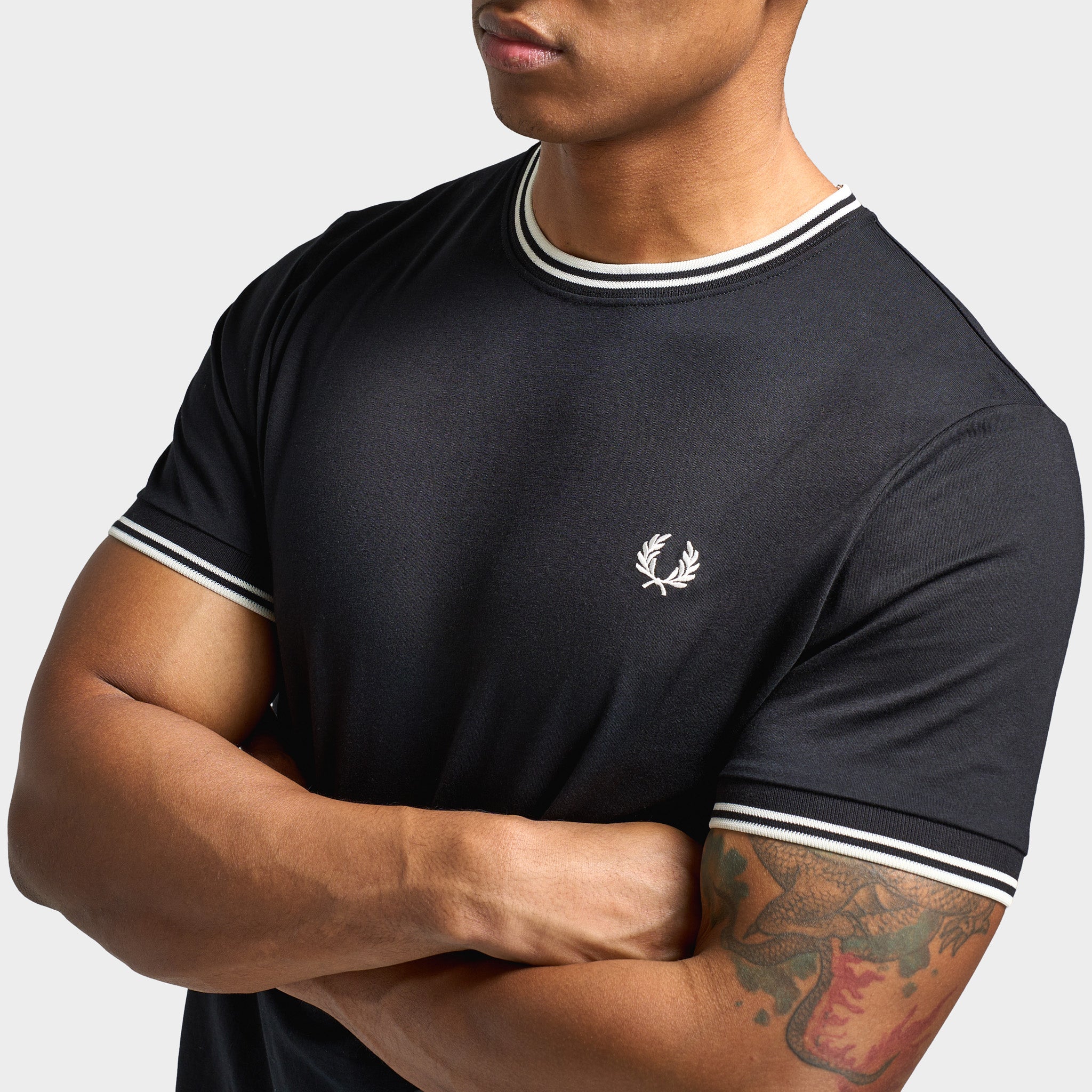 Fred Perry Twin Tipped T-Shirt / Black – JD Sports