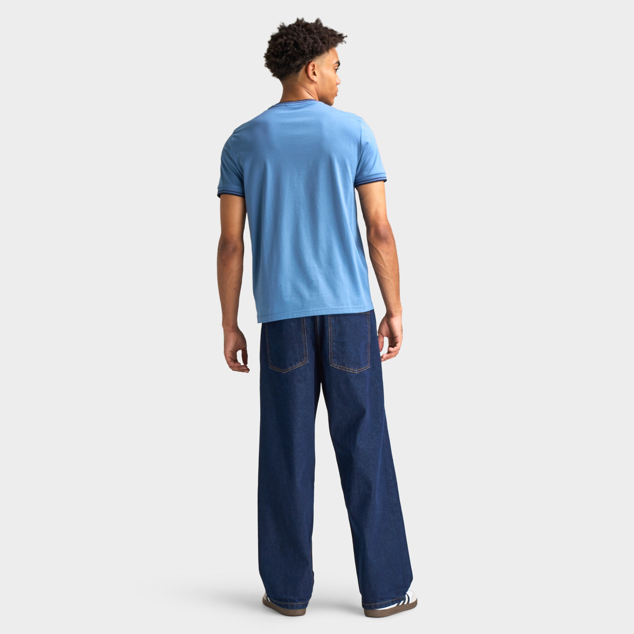 Fred Perry Twin Tipped T-Shirt Ace Blue / Navy - Tennis Blue – JD
