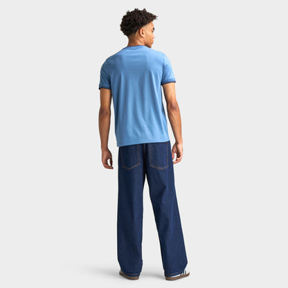Fred Perry T-shirt à double pointe Bleu Ace / Bleu marine / Bleu tennis