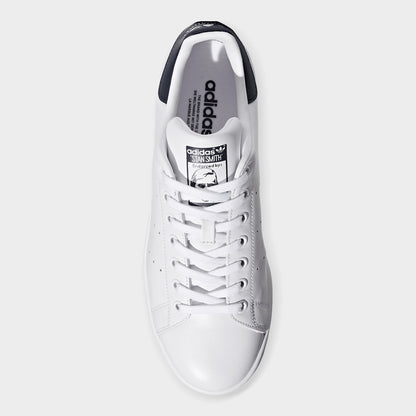 adidas Stan Smith Blanc / Blanc - Bleu marine
