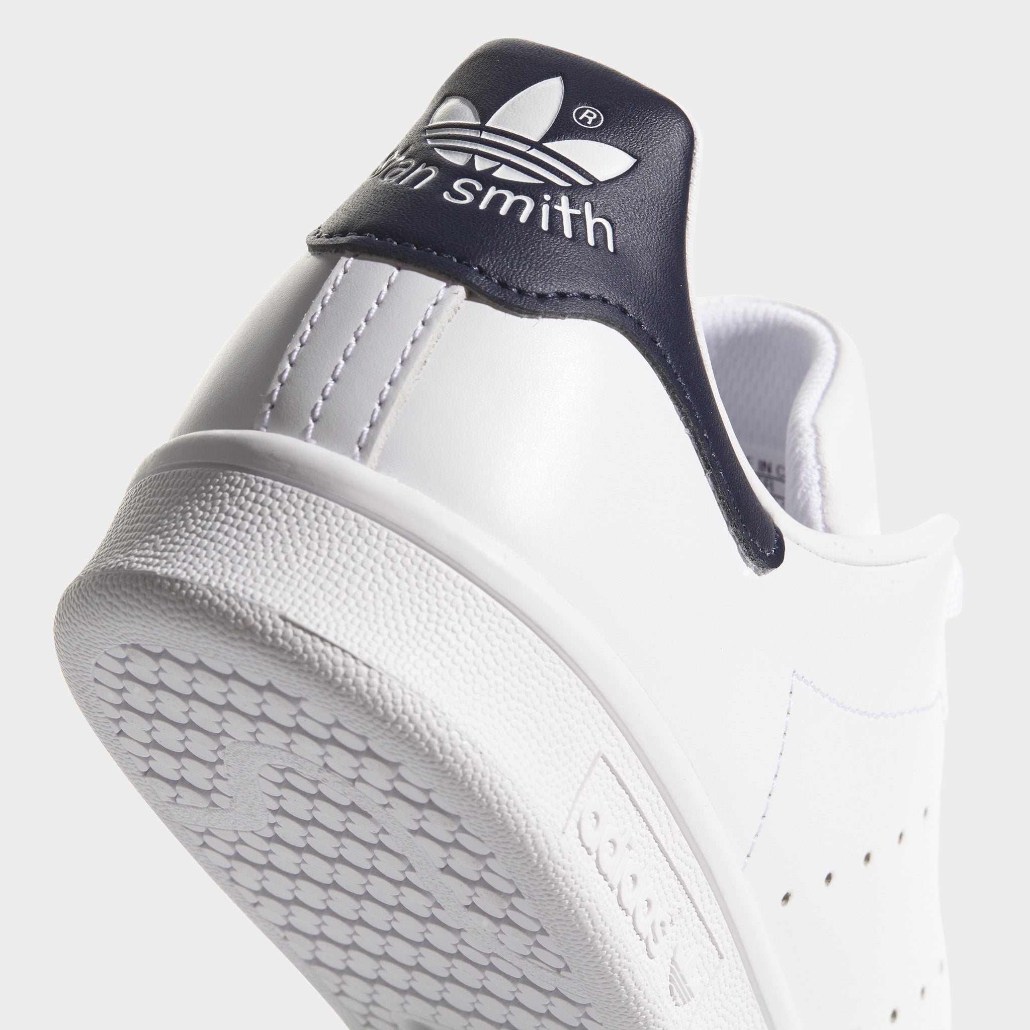 adidas Stan Smith White / White - Dark Blue – JD Sports