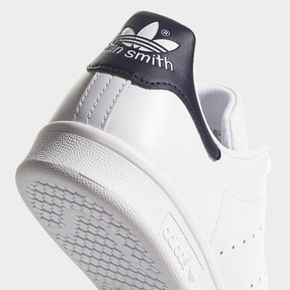 adidas Stan Smith Blanc / Blanc - Bleu marine