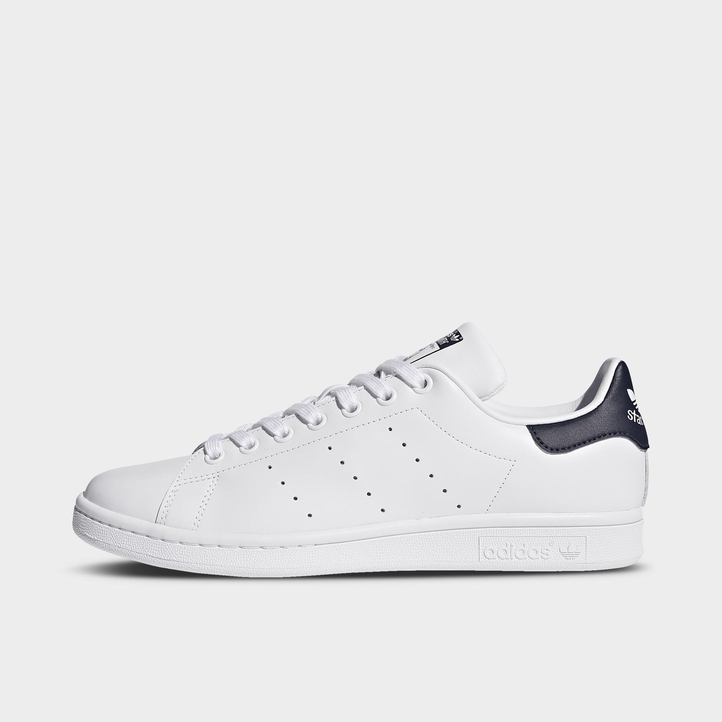 adidas Stan Smith Blanc / Blanc - Bleu marine