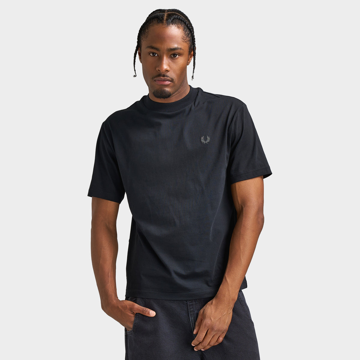 Fred Perry Reflective Print Tee / Black