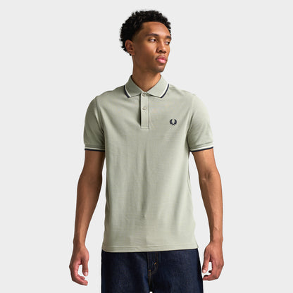 Fred Perry Twin Tipped T-shirt Seagrass / Ecru