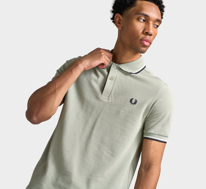 Fred Perry Twin Tipped T-shirt Seagrass / Ecru