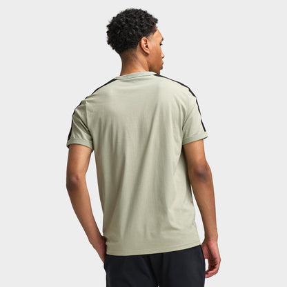 Fred Perry Contrast Tape Ringer Shirt / Seagrass