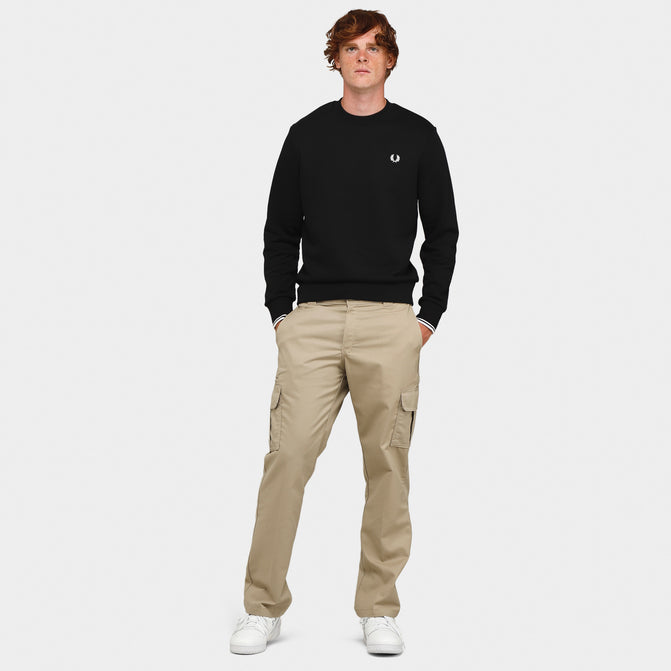 Fred Perry Crewneck / Black | JD Sports Canada