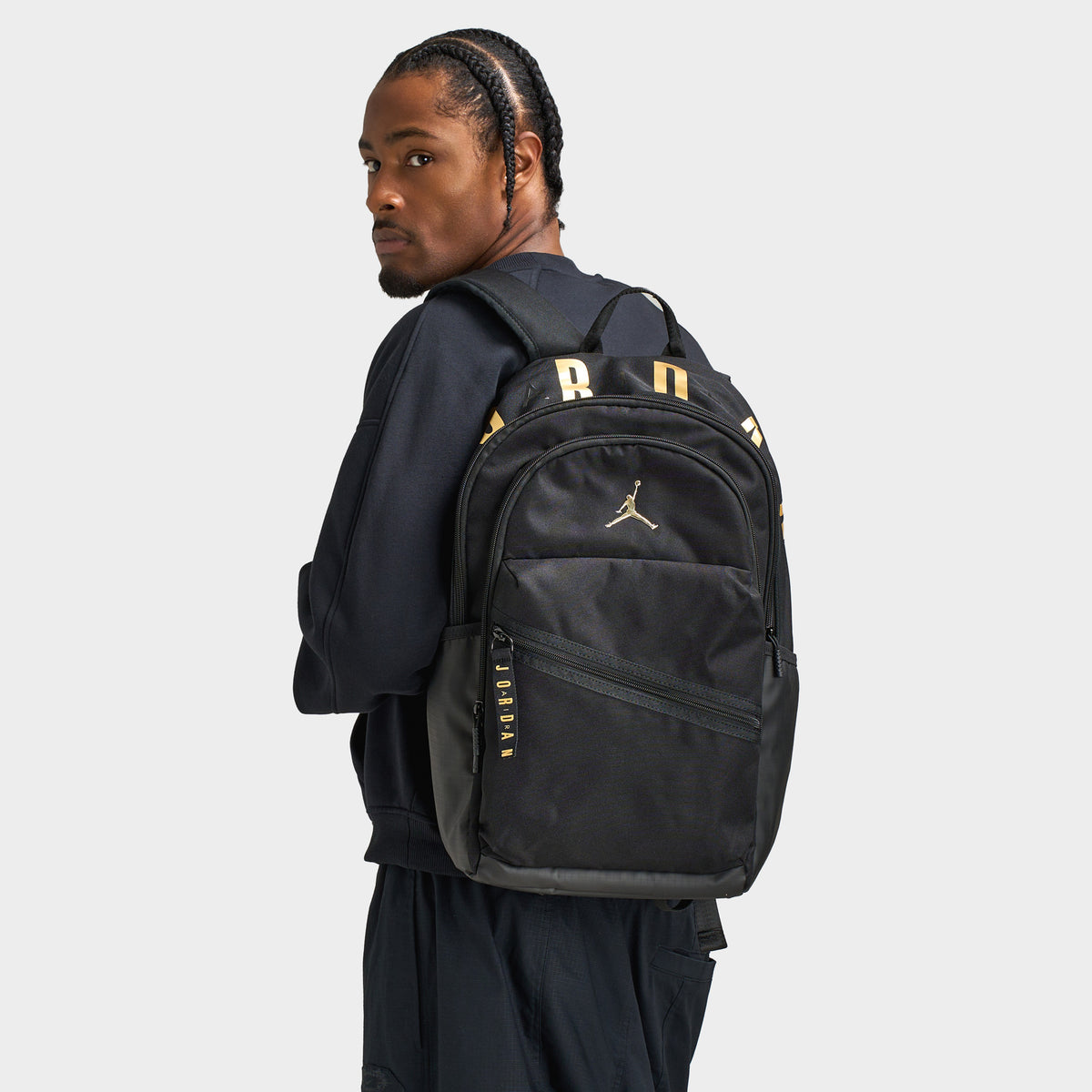 Jordan Air Sac à dos Patrol noir/doré