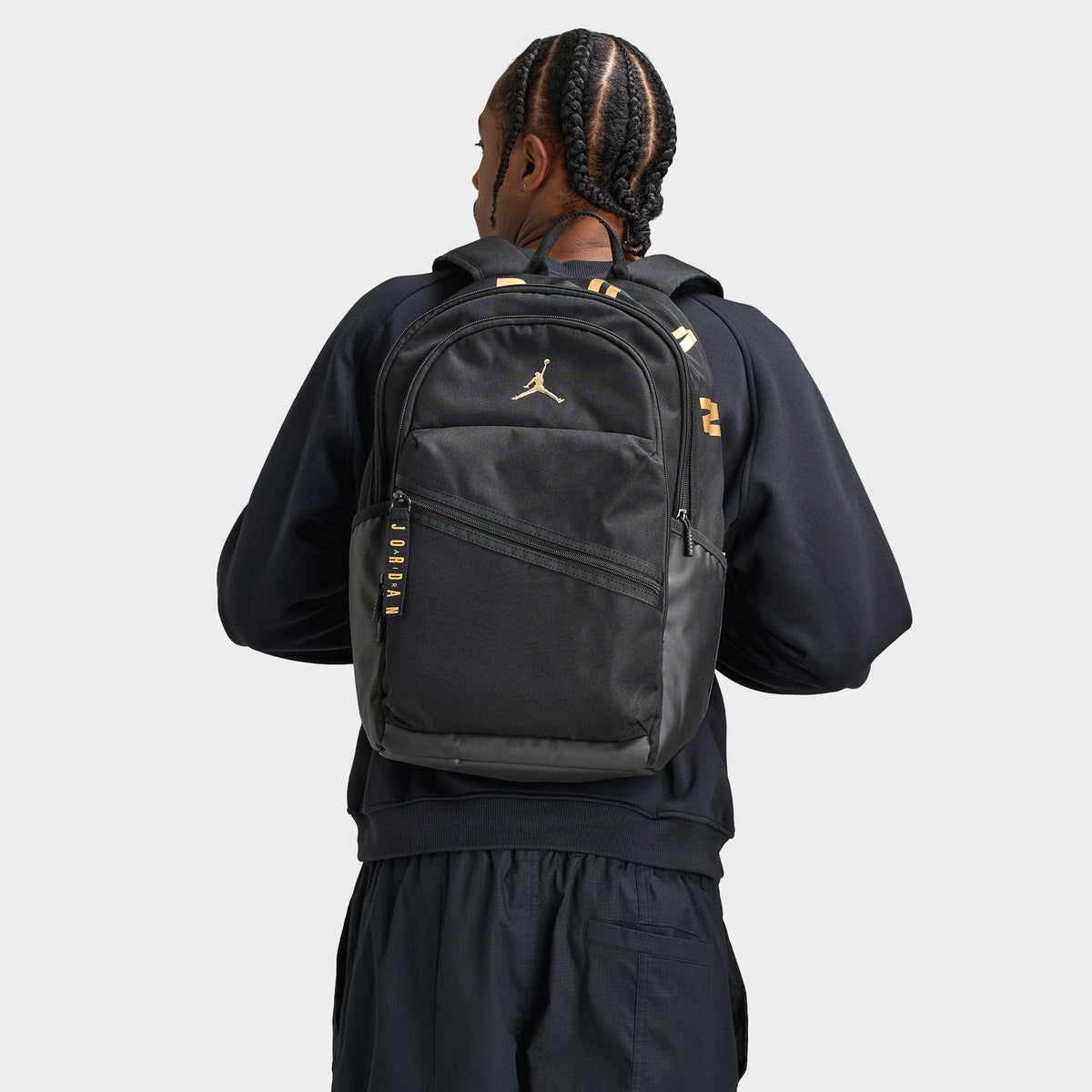 Jordan Air Sac à dos Patrol noir/doré