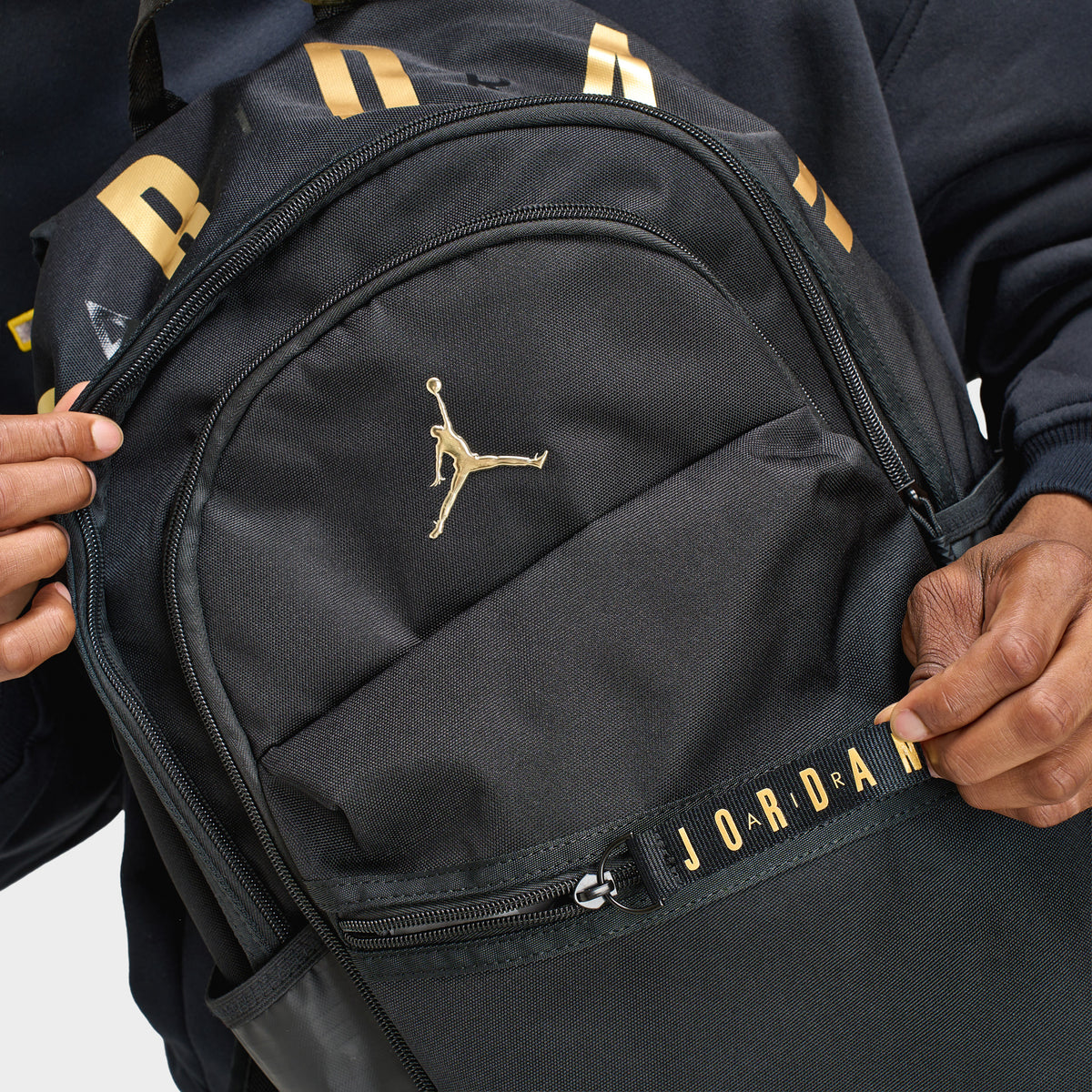 Jordan Air Sac à dos Patrol noir/doré