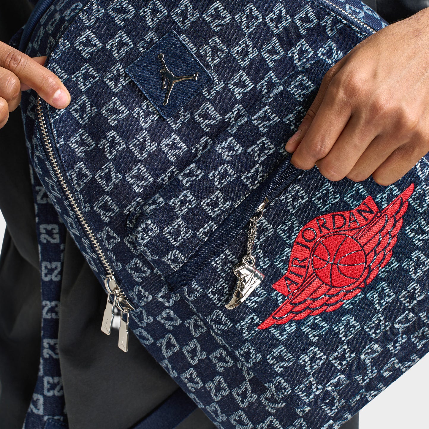 Jordan Monogram Backpack/ Dark Indigo Rinse