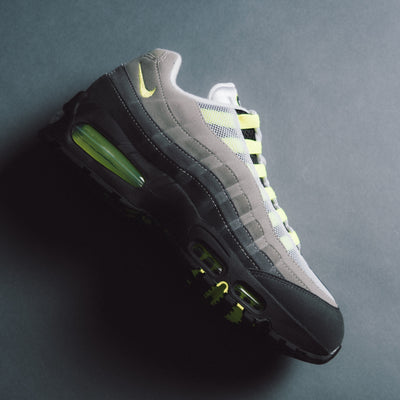 Nike Air Max 95 OG “Black / Neon Yellow” shoe. Shop Kids’ Nike now at JD Sports.
