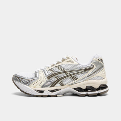 ASICS Gel-Kayano 14 “White / Ivory” shoe. Shop Women’s New Arrivals now at JD Sports.