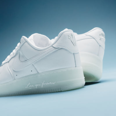 Nike Air Force 1 Low SP LYF “White / Cobalt Tint – Metallic” shoe. Shop NOCTA now at JD Sports.