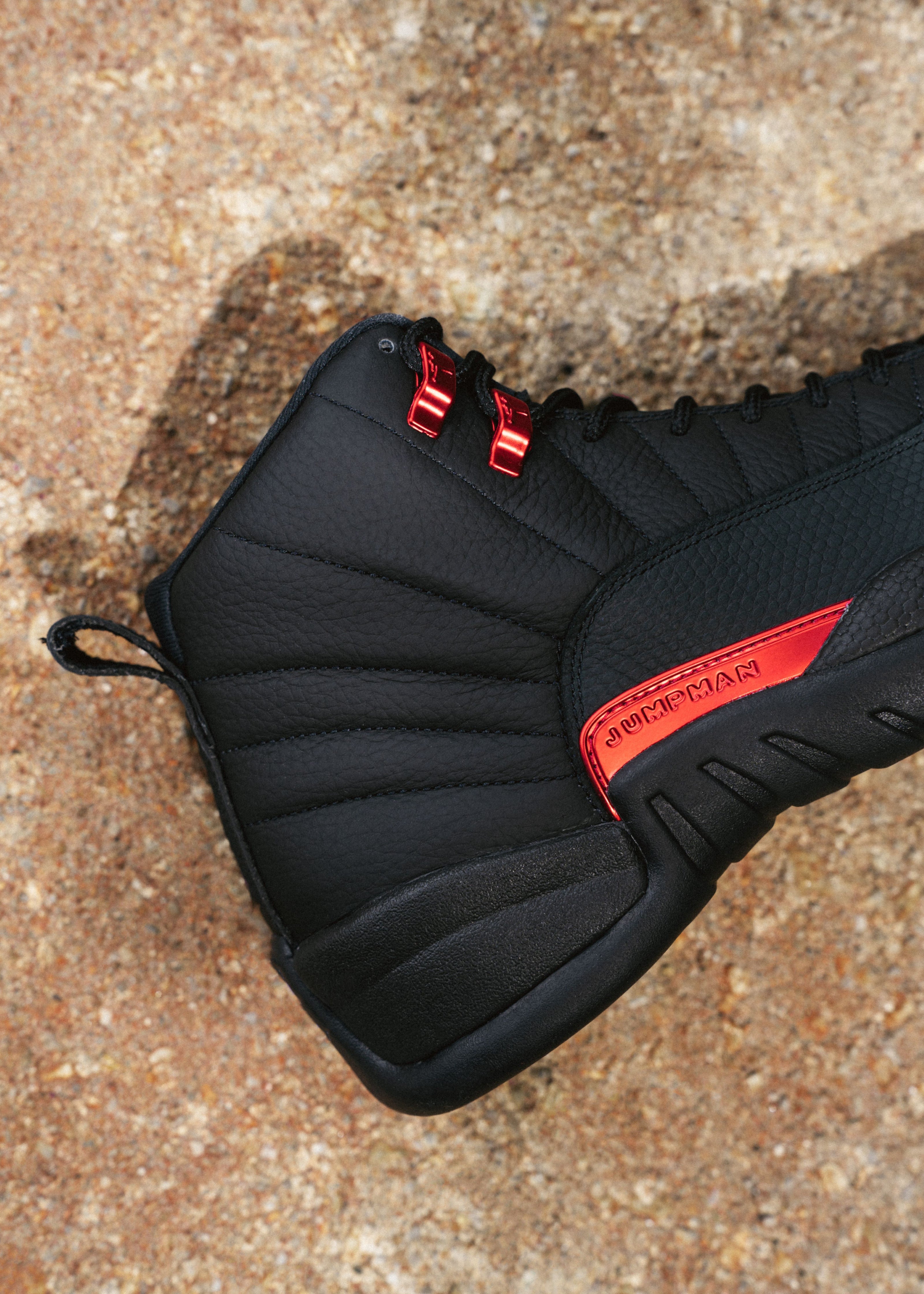 Jordan 12 Retro “Red Leather / Black – Varsity Red” shoe. Shop JORDAN now at JD Sports.