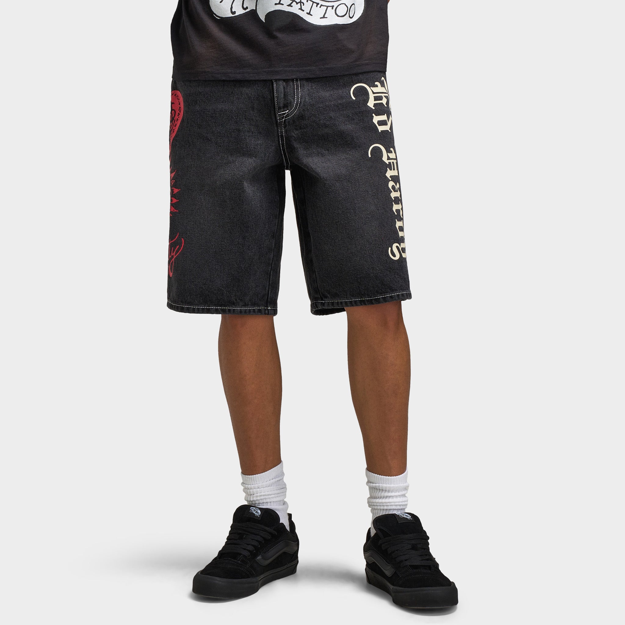 Ed Hardy Live Fast Denim Short / Y2K Black – JD Sports