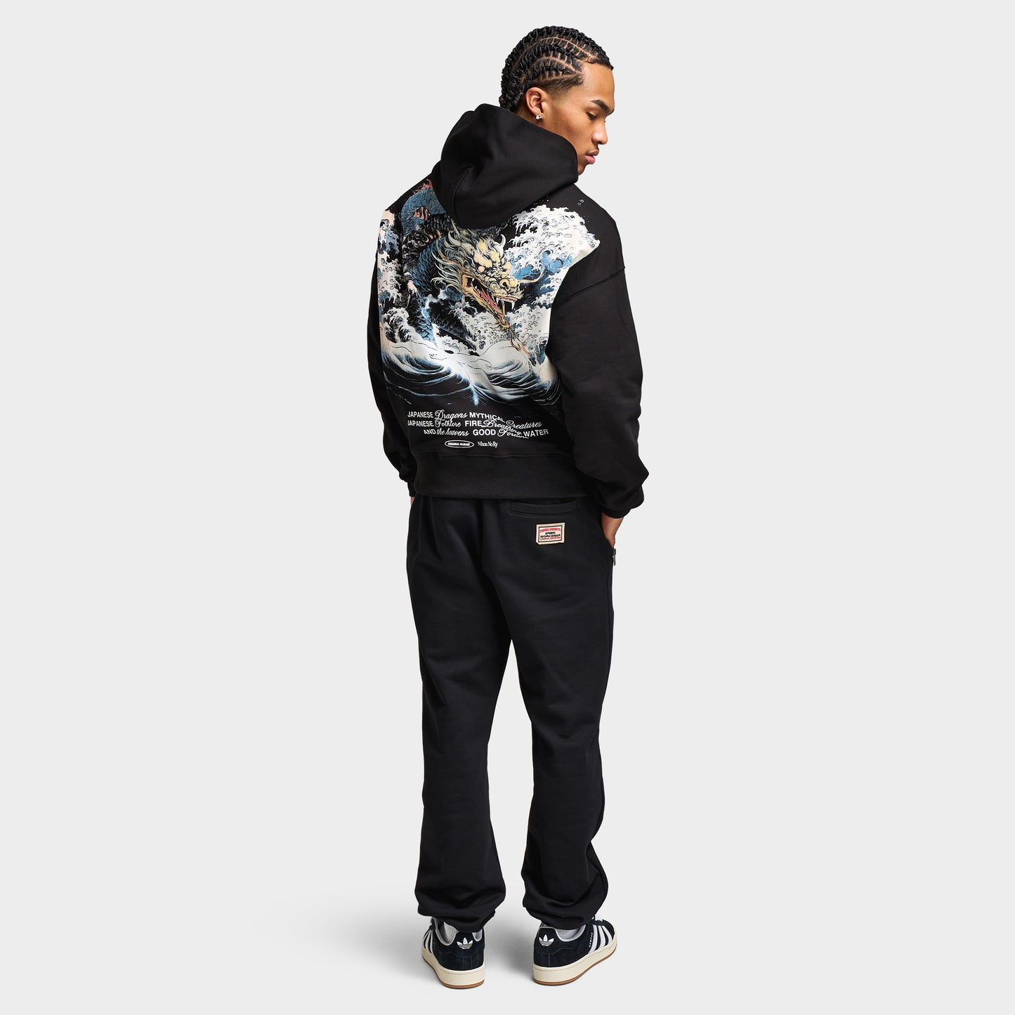 Criminal Damage Mythology Chandail à Capuchon / Noir