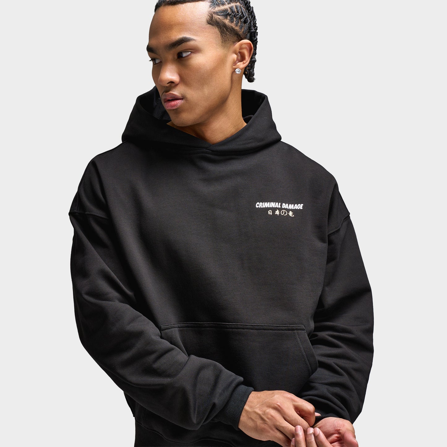 Criminal Damage Mythology Chandail à Capuchon / Noir