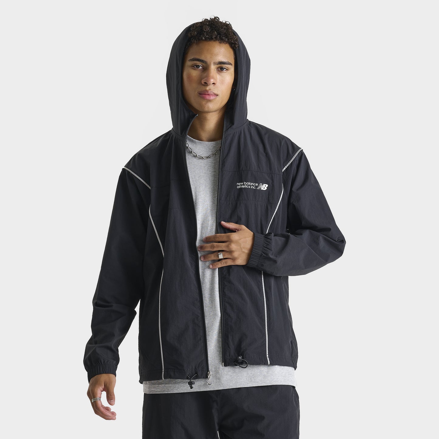 New Balance Vision Woven Jacket Black / 3M Reflective